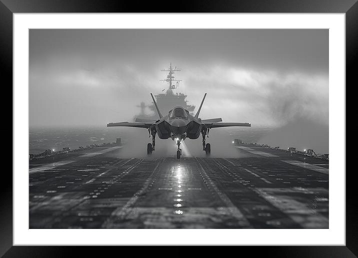 USAF F-35A Lightning II Framed Mounted Print by Airborne Images