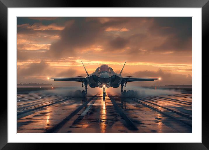 USAF F-35A Lightning II Framed Mounted Print by Airborne Images