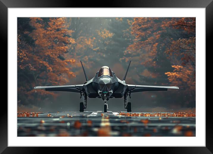 USAF F-35A Lightning II Framed Mounted Print by Airborne Images