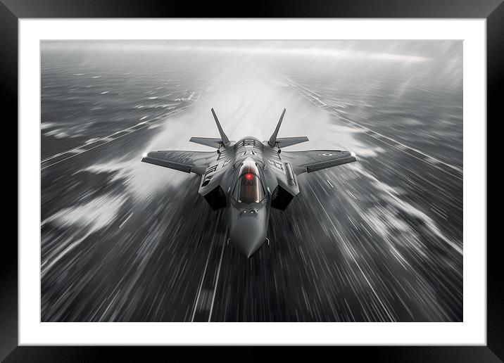 USAF F-35A Lightning II Framed Mounted Print by Airborne Images