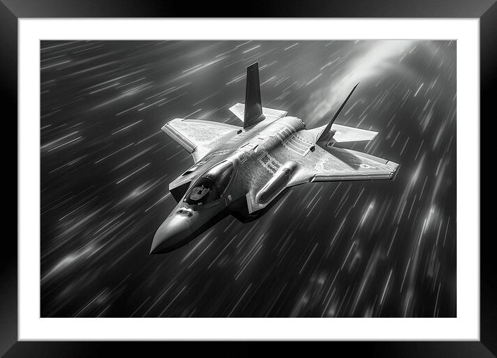 USAF F-35A Lightning II Framed Mounted Print by Airborne Images