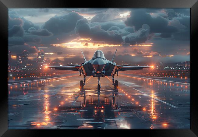 USAF F-35A Lightning II Framed Print by Airborne Images