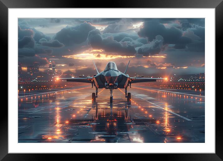 USAF F-35A Lightning II Framed Mounted Print by Airborne Images