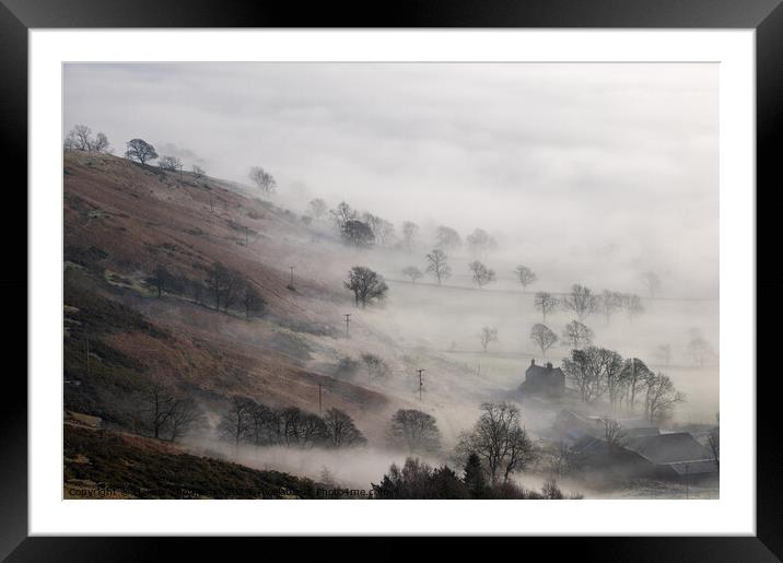 The Mist Framed Mounted Print by Helena Thompson