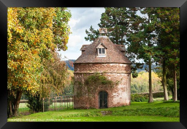 The Norman dovecote at Kyre Park Worcestshire  Framed Print by Phil Lane
