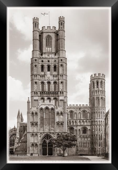 Ely Cathedral, Cambridgeshire, England, UK Framed Print by Phil Lane