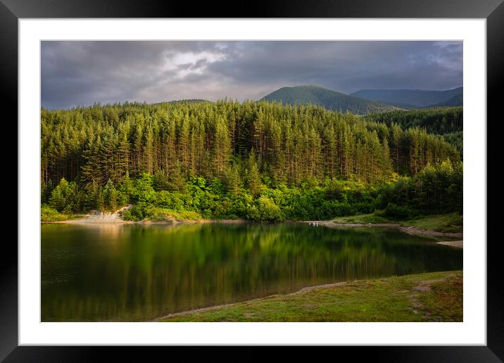 Lake Krinec, Bansko Framed Mounted Print by Olga Peddi