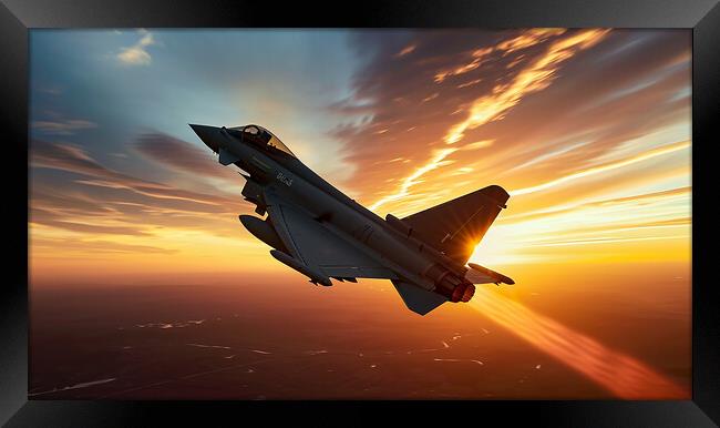 Eurofighter Typhoon Framed Print by T2 