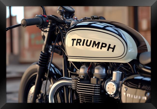 Triumph Motorcycles Framed Print by T2 