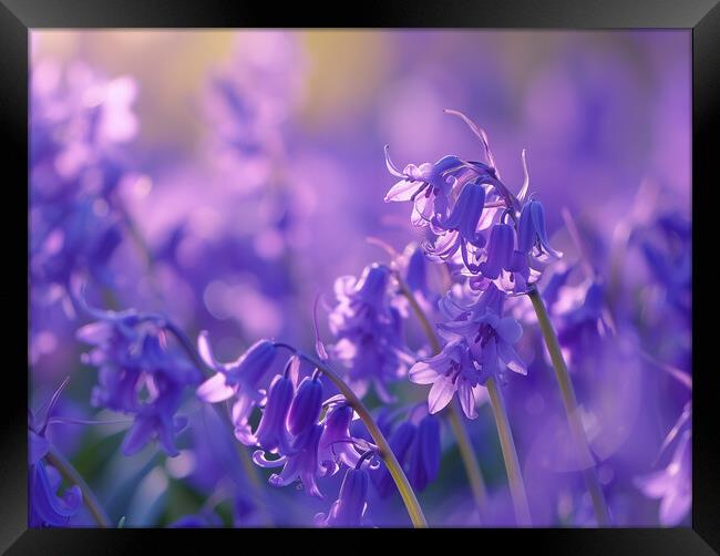  Bluebells ~ Spring turns to Summer Framed Print by T2 