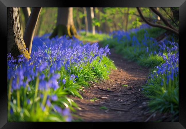  Bluebells ~ Spring turns to Summer Framed Print by T2 