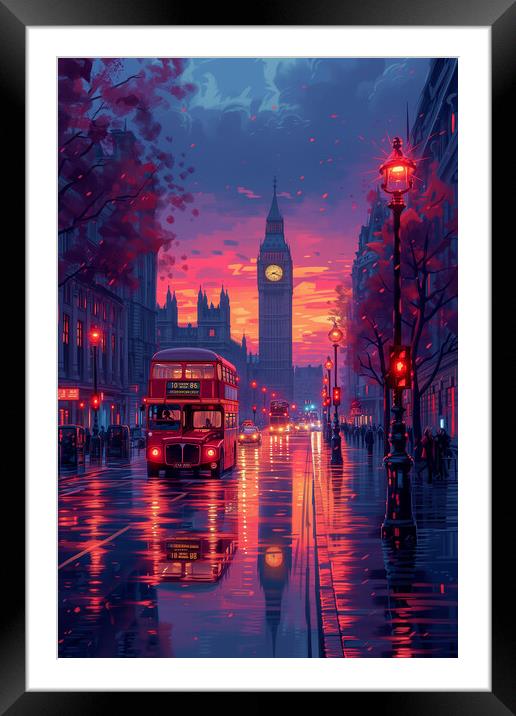 London Calling Framed Mounted Print by T2 