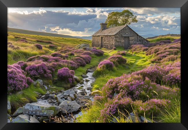 Yorkshire Dales Landscape Framed Print by T2 