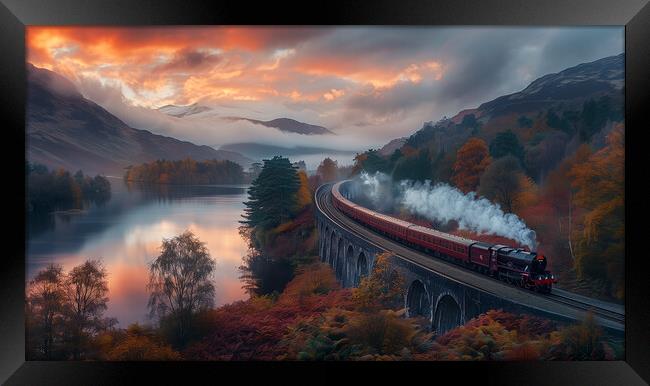 Britain's most scenic railway Journeys Framed Print by T2 