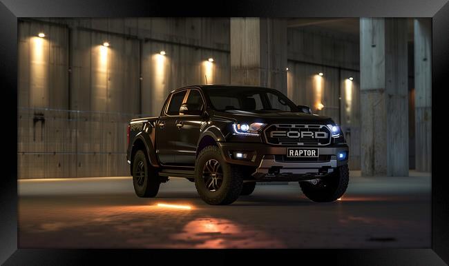 Ford Ranger Raptor Framed Print by T2 