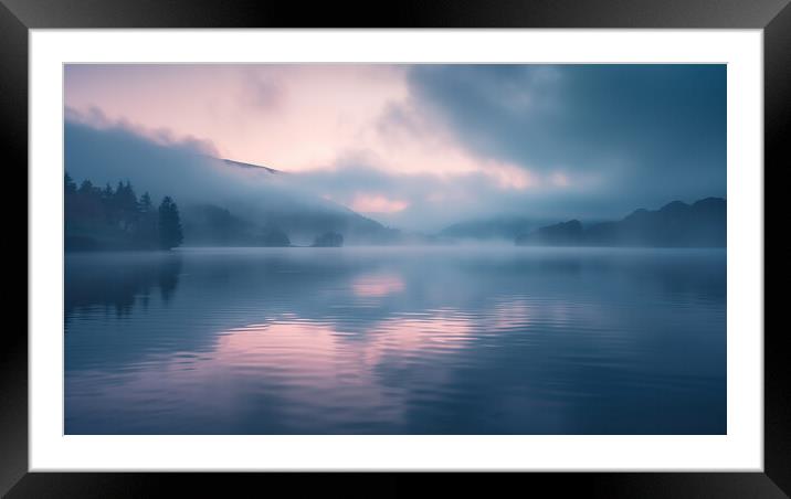 Lake Windermere Framed Mounted Print by T2 