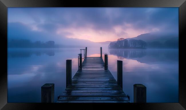 Lake Windermere Framed Print by T2 