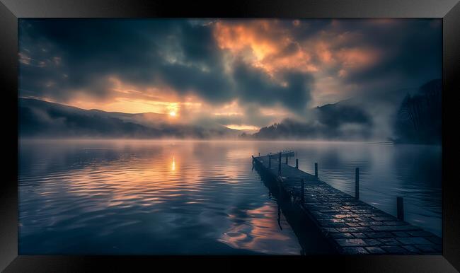 Lake Windermere Framed Print by T2 