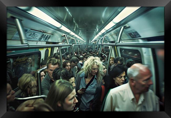 London Underground Framed Print by T2 