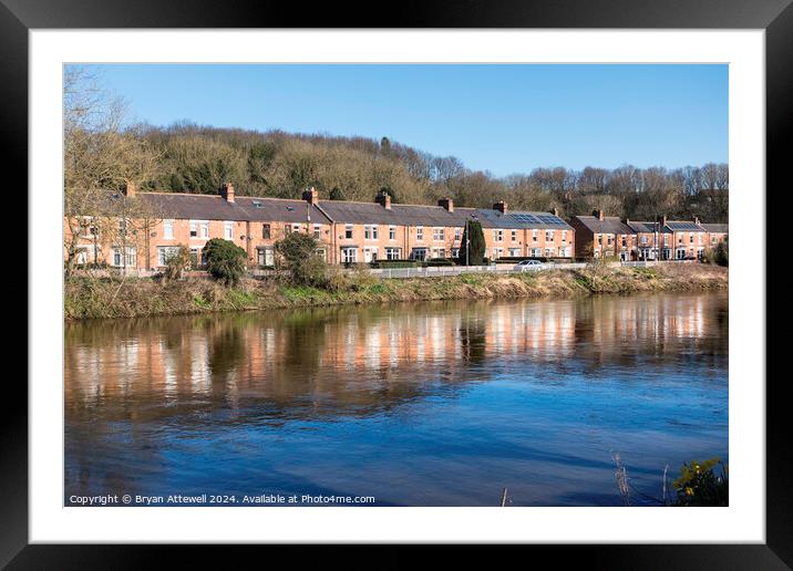 South View Fatfield  Framed Mounted Print by Bryan Attewell