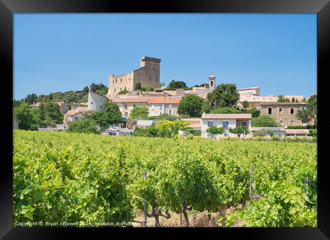 Chateauneuf du Pape Framed Print by Bryan Attewell