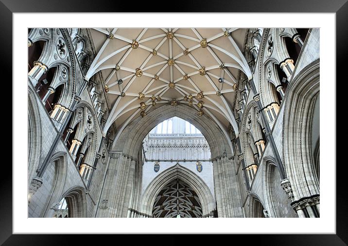 York Minster Framed Mounted Print by George Young