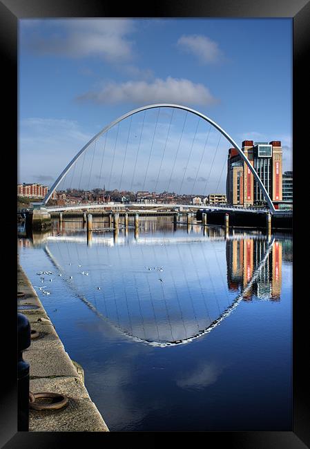 The Mirror Tyne Framed Print by George Young