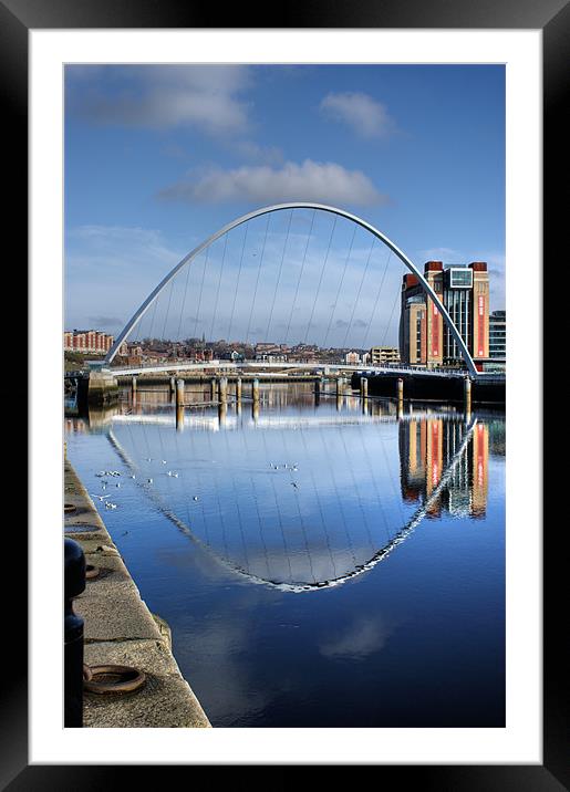 The Mirror Tyne Framed Mounted Print by George Young