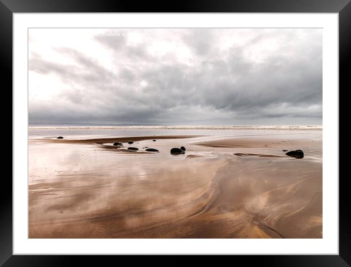 Widemouth Bay Cornwall Framed Mounted Print by Andy Salter