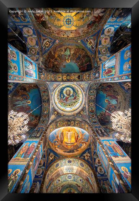 Church of the Savior on Blood Framed Print by Andy Salter