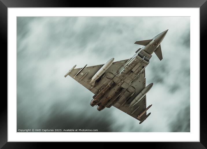 Typhoon Fast Pass Framed Mounted Print by HKD Captures