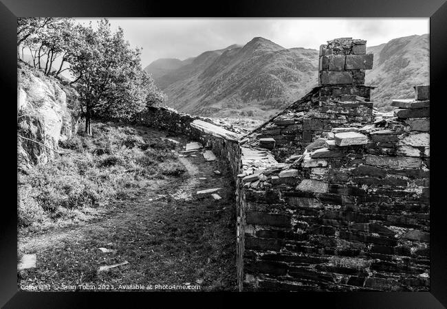 Anglesey Barracks Mountain Approach Framed Print by Sean Tobin