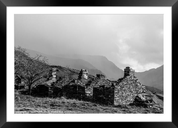 Anglesey Barracks Mountain Views Framed Mounted Print by Sean Tobin