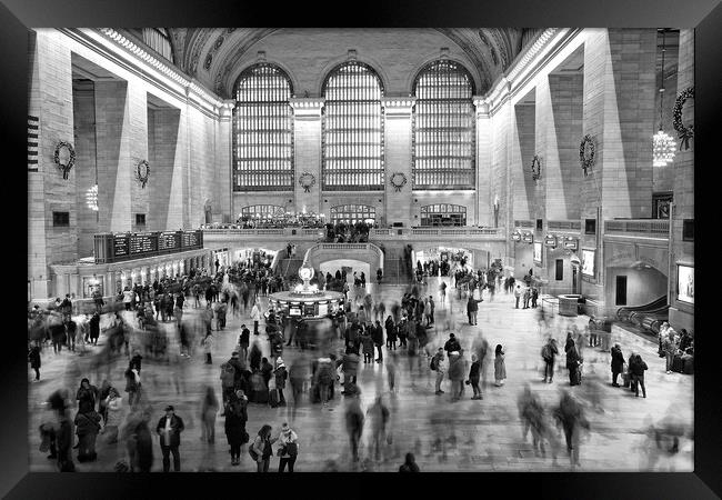 Grand Central station  Framed Print by John Hulland