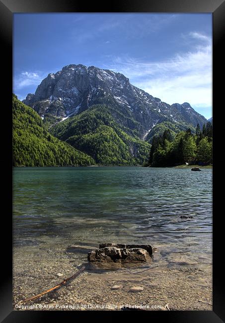 Lago di Predil Framed Print by Alan Pickersgill