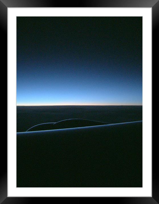 Night Flight  Framed Mounted Print by Alan Pickersgill