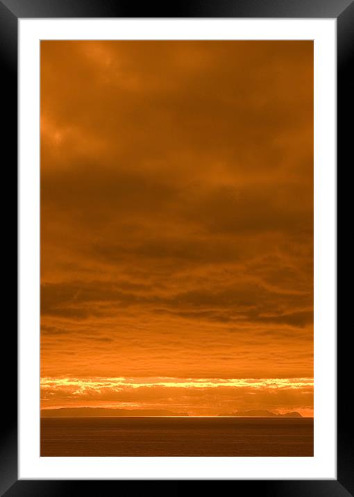 Hells dawn Framed Mounted Print by Alan Pickersgill