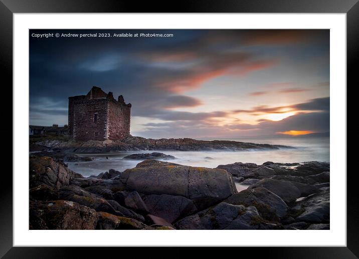 Outdoor stonerock Framed Mounted Print by Andrew percival