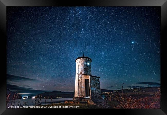 Gairlochy Lighthouse , Scotland  Framed Print by Mike McMahon