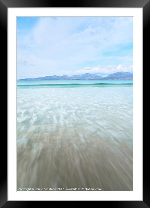 Luskentyre beach  Framed Mounted Print by Jamie Constable