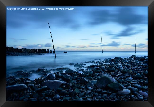 Porlock Weir Framed Print by Jamie Constable