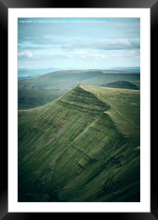 Cribyn Framed Mounted Print by Jamie Constable