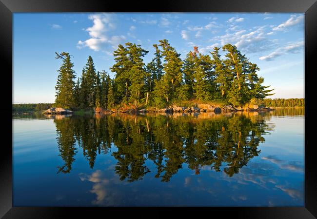 Lake of the Woods Framed Print by Dave Reede