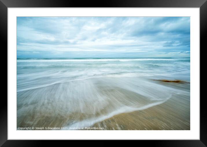A Gentle Flow Framed Mounted Print by Joseph S Giacalone
