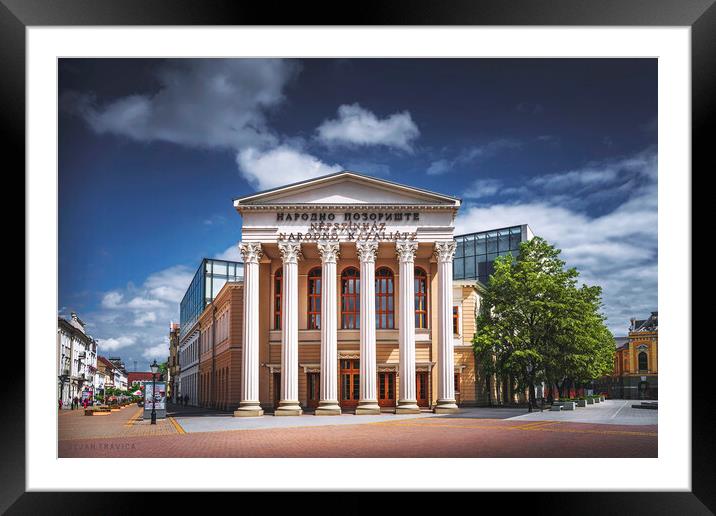 The National Theater building in Subotica Framed Mounted Print by Dejan Travica
