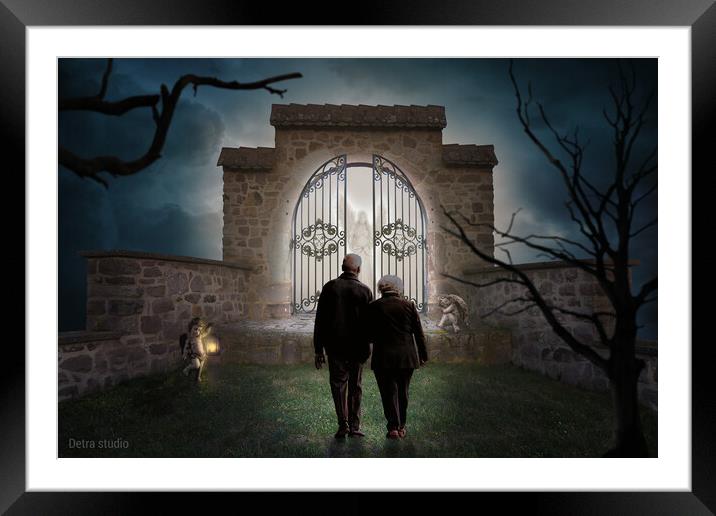 The Gate Framed Mounted Print by Dejan Travica