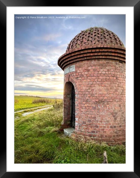 Victorian Red Brick Pumping Station Framed Mounted Print by Fiona Smallcorn