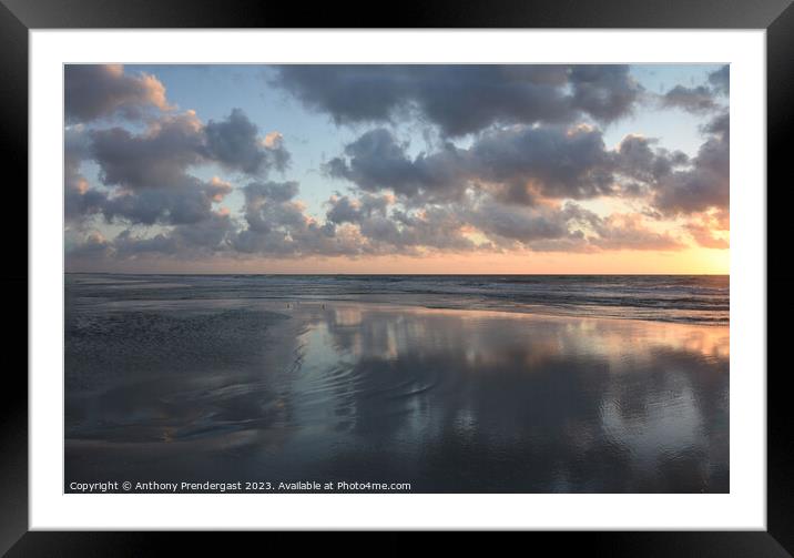 Sunrise Atlantic Beach Framed Mounted Print by Anthony Prendergast
