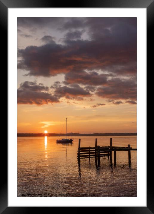Sunrise on Firth of Forth Framed Mounted Print by Colin Kerr