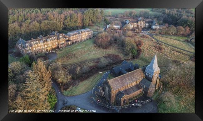 Bangour village hospital  Framed Print by John Campbell